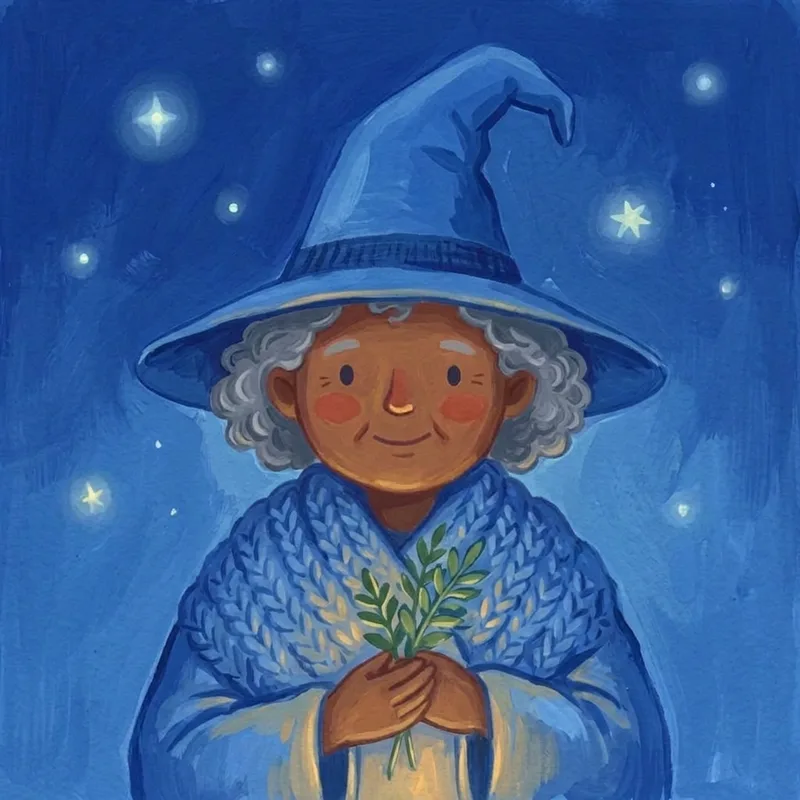 The Healer, a Blue witch